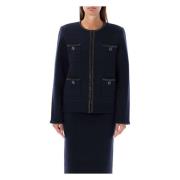 Pyntet Navy Strikkeplagg Aw24 Cardigan