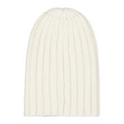 Alpakka Ribbestrikket Beanie Lue