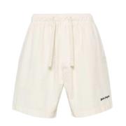 Svart Logo Bermuda Shorts