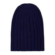 Alpakka Ribbestrikket Beanie Lue