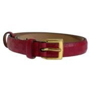 Pre-owned Leather belts