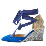 Pre-owned Raffia heels