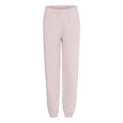 Vintage Lilac Sweatpants med Kule Detaljer