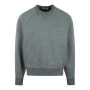 Tonal Heart Brodert Sweatshirt