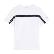 Logo Tape T-Shirt Hvit Svart