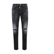 Klassiske Denim Jeans med Fem Lommer