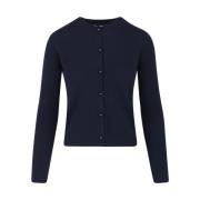 Navy Candi Cardigan med Tonal Knapper