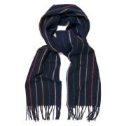 Marine Gant Unisex Wool Knit Scarf Skjerf