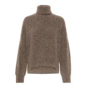 Alphagz Rollneck Sweater Dark Sand Melange