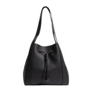 Olivia Bucket Bag i Mykt Skinn