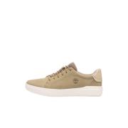 Beige Skinn Sneaker