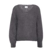 Mohair Strikk - Graphite