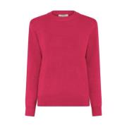 Rund Hals Strikkgenser Sweater