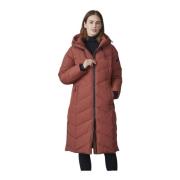 Quiltet Parka Katalin Modern Fit Murstein