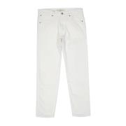 Hvit Bomull Denim Jeans Ss22