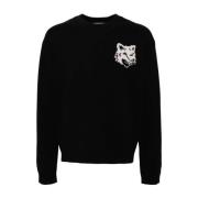 Svart Merinoull Sweatshirt Aw24