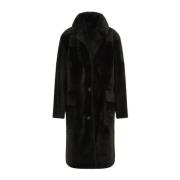 Luksuriøs Grønn Shearling Jakke Aw24