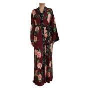 Blomster Maxi Kaftan Kjole