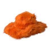 Oransje Faux Fur Fedora Hatt