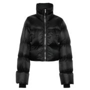 Svart Puffer Turtle Jakke