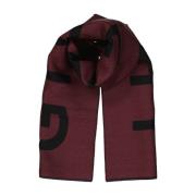 Rød Skjerf Velvet Effekt Aw23