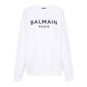 Paris trykt sweatshirt