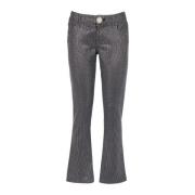 Bootcut jeans med strass