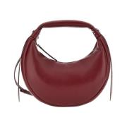 Bordeaux Skinn Hobo Veske