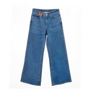 Megan Denim Wide Leg Pants