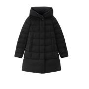 Quiltet Parka med Urban Touch Stoff