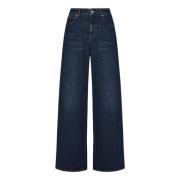 Blå Wide-Leg Jeans Hev Garderobe