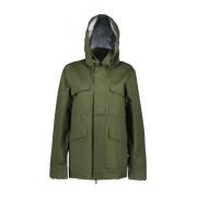 Blandet Lin Parka for Menn