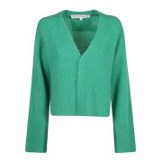 Stilig V-hals Cardigan Genser