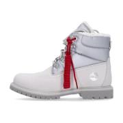 Hvit Premium Puffer Boot for Kvinner