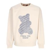 Myk Crewneck Sweatshirt med Logo Print