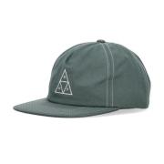 Trekant Snapback Lue Bomullsmateriale