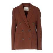 Dobbeltspent gabardine blazer