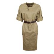 Beige Kjole Robe