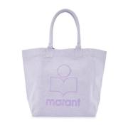 Brodert Bomull Tote Bag