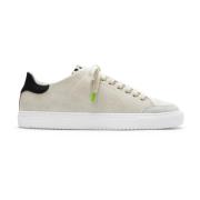 Contrast Panel Leather Sneaker