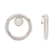 Maxi Crystal Hoop Clip-On Øreringer