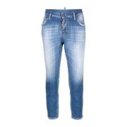 Lavt Rise Cropped Jeans