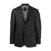 Svart Tekstil Blazer