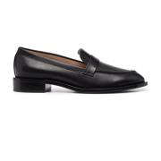 Sort skinnloafers