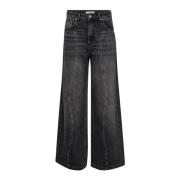 Wave Jeans Svart Løstsittende Trendy