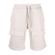 Casual Bermuda Cargo Shorts i Beige