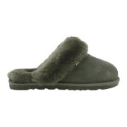 Grønn Sheepskin Slipper Varm Myk