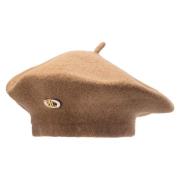 Cognac Lauren By Ralph Lauren Cognac Wool Felt Beret Luer