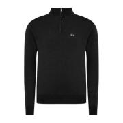 Herre Zip Hals Pullover Genser