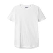 Hvit Konrad Slub Tee Casual T-skjorte